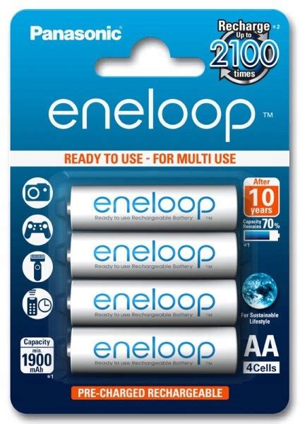 Akumulatorki Panasonic Eneloop R6 Aa 2000mah 4szt 6935690528