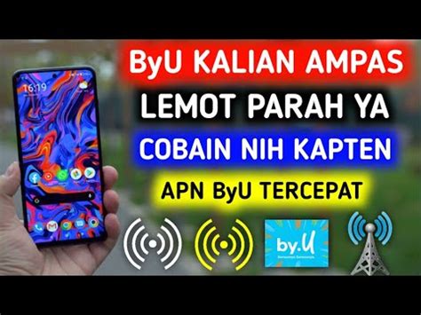 Apn Byu Tercepat Paling Stabil Lemot Kejang Kejang Speednya Gila Banget