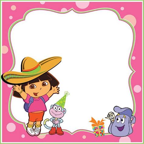 Dora The Explorer Birthday Background