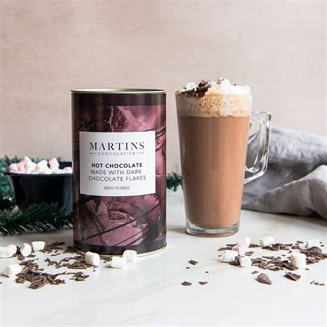 Dark Hot Chocolate Tin By Martin S Chocolatier