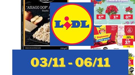 LIDL CATÁLOGO OFERTAS DE LA SEMANA DEL 03 NOVIEMBRE DELUXE FLORES