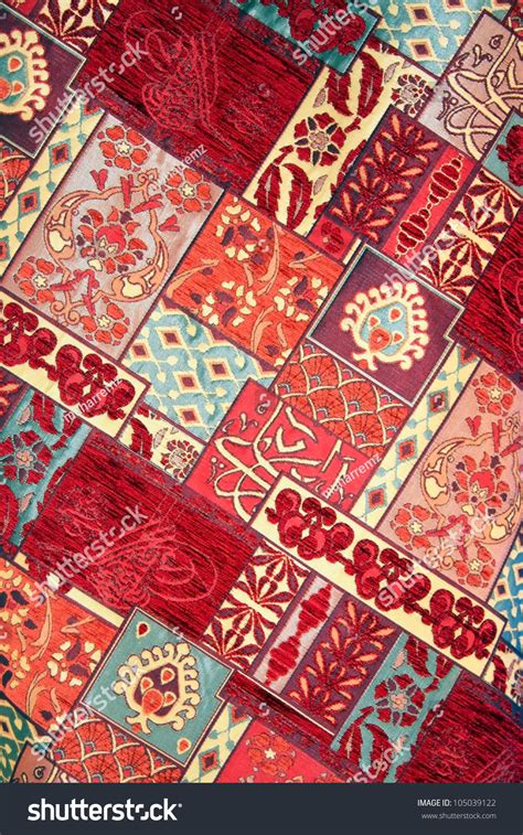 Traditional Handmade Turkish Carpet / Kilim Stock Photo 105039122 ...