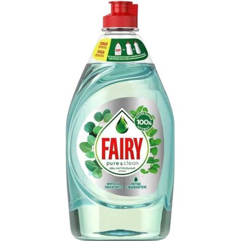 Средство для мытья посуды FAIRY Pure&clean Мята и Эвкалипт 450 мл ...