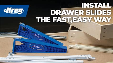 How To Install Drawer Slides The Fast Easy Way YouTube