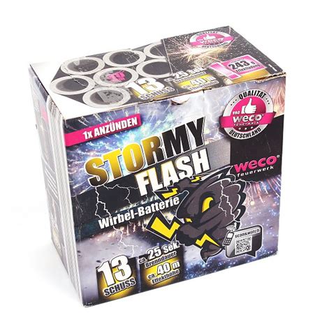 Weco Stormy Flash Feuerwerksvitrine