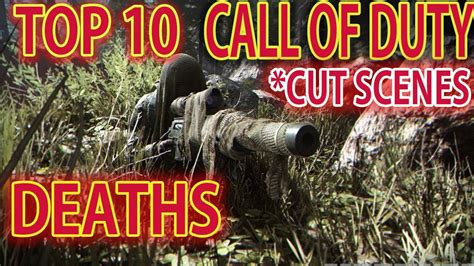 Top 10 Shocking Call of Duty Death Scenes of All Time - YouTube