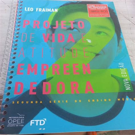 Projeto de vida e atitude empreendedora Leo Fraiman 2 ensino médio nova