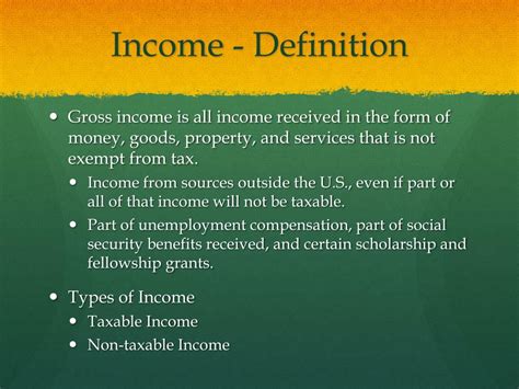 PPT - INCOME PowerPoint Presentation, free download - ID:1050410 