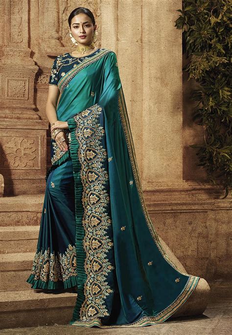 Indische Bekleidung Indische Bollywood Hochzeit Saree Indische