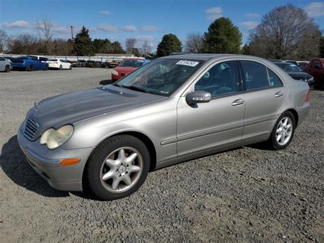 2004 Mercedes Benz C 240 For Sale Nc Mocksville Wed Mar 06 2024 Used And Repairable