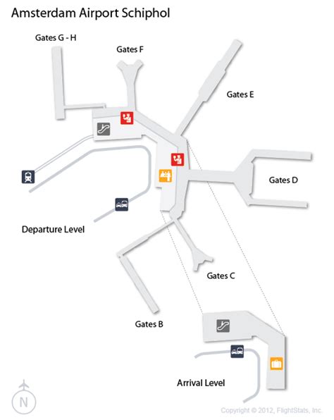 Schiphol Terminal Map