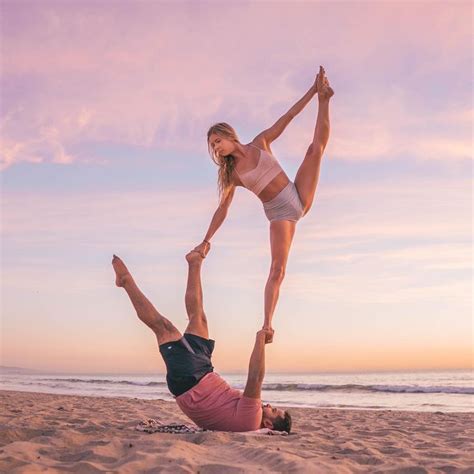 Yoga Poses For Partner Partner Acro Yoga Yoga Couple Poses Yoga