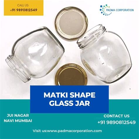 Aluminium Ml Hexagonal Glass Jar At Rs Jar In Navi Mumbai Id