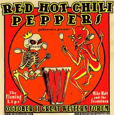 Red Hot Chili Peppers Gig Poster