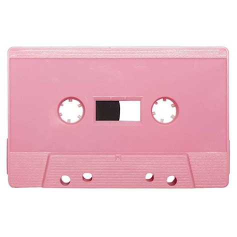 Baby Pink Blank Audio Cassette Tapes Retro Style Media