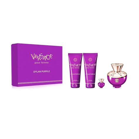 Set Perfume Mujer Versace Dylan Purple Edp 100 Ml