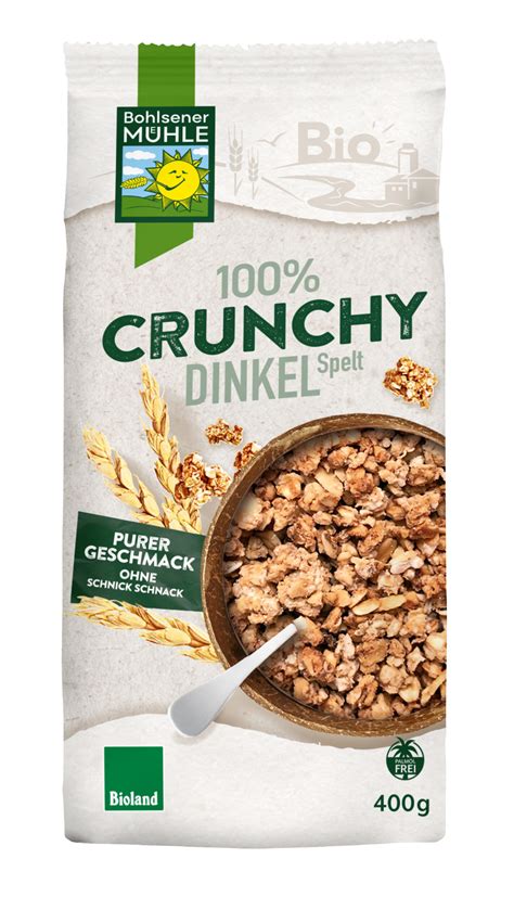 Bohlsener Mühle 100 Dinkel Crunchy 400g online kaufen