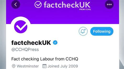 Tories under fire for 'misleading' public with Twitter 'Fact Check ... 