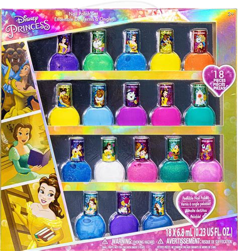 Disney Princess Townley Girl Belle Non Toxic Peel Off Water Based