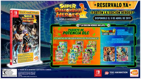 Super Dragon Ball Heroes World Mission ‘hero Edition Announced For