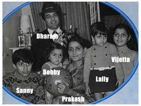 Dharmendra family, childhood photos | Celebrity family wiki