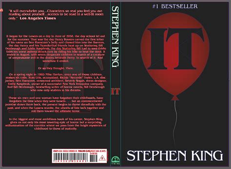 Book Cover for Stephen King's It on Behance