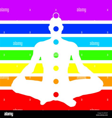 seven chakras symbols 01 Stock Photo - Alamy