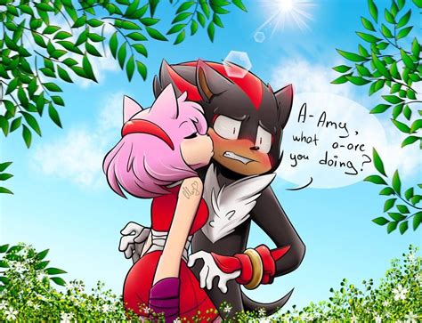 Pin By Morgan Meiling Xuě Shèxiàn On Shadamy The Hedgehog Shadow And Amy Shadow The Hedgehog