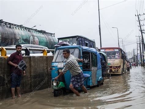 Flooding Chittagong Bangladesh Stock Image C058 5646 Science