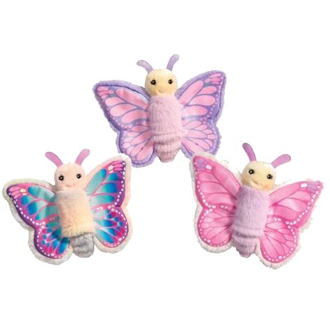 Douglas Mini Butterfly Finger Puppet Single Item Assorted Colors