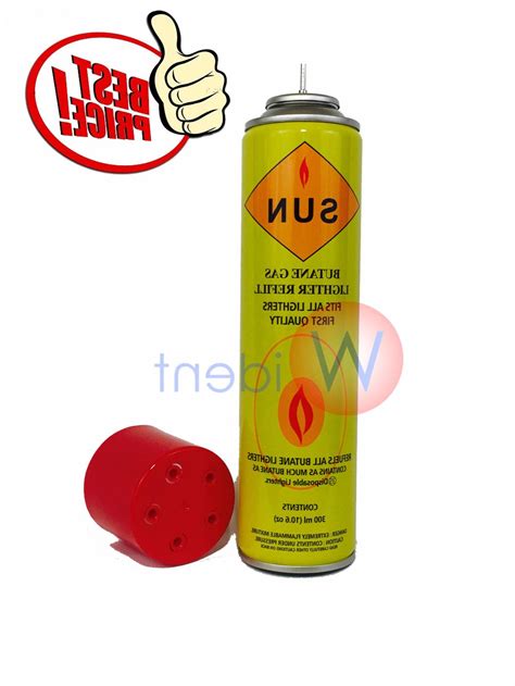 Sun Ultra Refined Butane Gas Filtered Lighter Refill