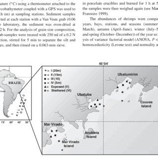 Map of the Ubatuba region with the indication of stations in each bay. | Download Scientific Diagram