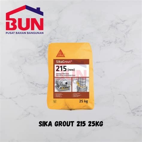 Jual SIKA GROUT 215 Mortar Semen Lem Grouting Beton Cor Instant 25Kg