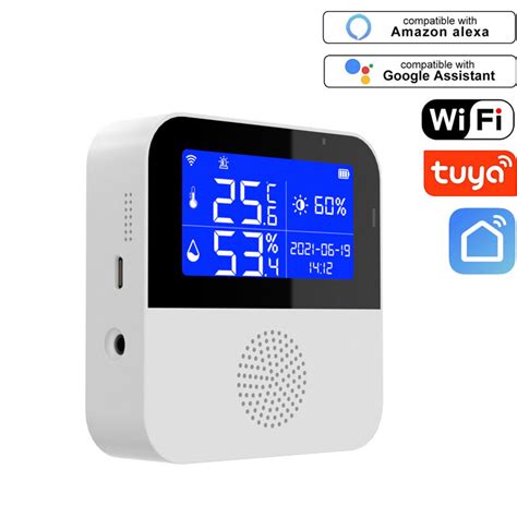 Sensor De Temperatura E Umidade Tu Wi Fi Casa Inteligente Ambiente