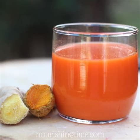 Immune Boosting Juice Recipe Carrot Ginger Turmeric Lemon Nourishing