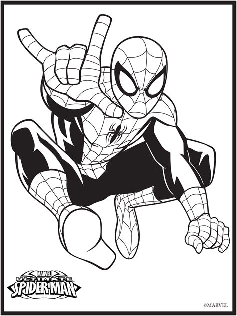 Marvel Coloring Page - High Quality Coloring Pages - Coloring Home