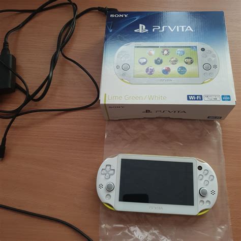 Konsola Ps Vita Slim Lime Green White Playstation Vita Limitowana