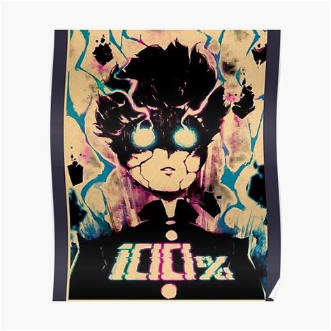 Quick Great Spiritual Power Life Emotional Shackles Mob Psycho 100 Graphic T Poster For