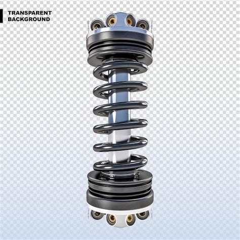 Premium Psd Shock Absorber Isolated On Transparent Background