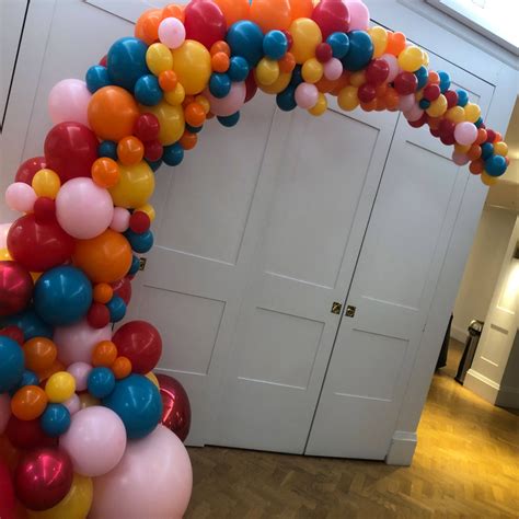 Organic Demi Half Balloon Arch Artyloon Delivered