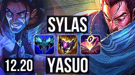 SYLAS Vs YASUO MID 8 0 5 Legendary 300 Games KR Diamond 12