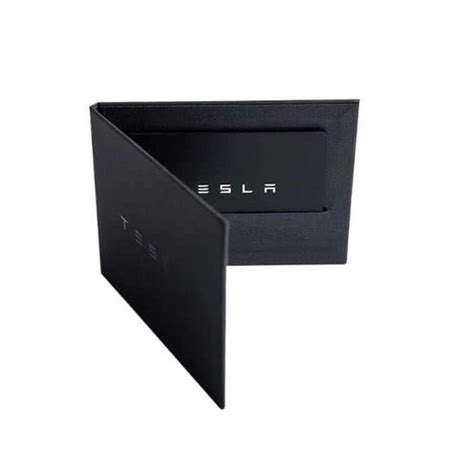 Tesla Bi Fold Wallet Model 3 Y Key Cards Accessoriesfortesla