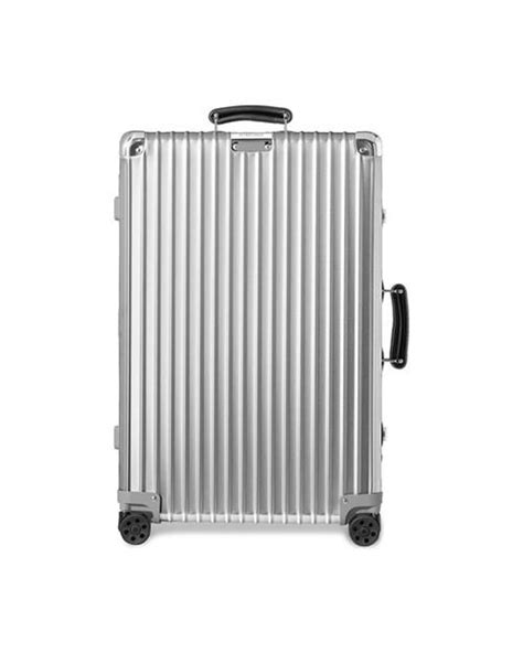 RIMOWA Classic Check In M Luggage In Metallic For Men Lyst