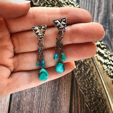 Pin On Turquoise Earrings