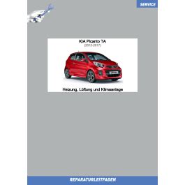 Kia Picanto Ta Reparaturleitfaden Heizung L Ftung Klimaanlage