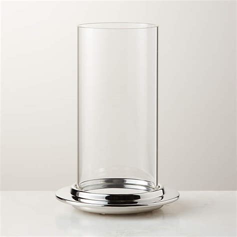 Tall Glass Hurricane Candle Holders