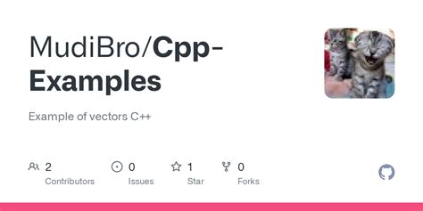 GitHub - MudiBro/Cpp-Examples: Example of vectors C++