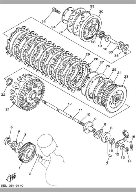 Yamaha V Star 1100 Parts Diagram