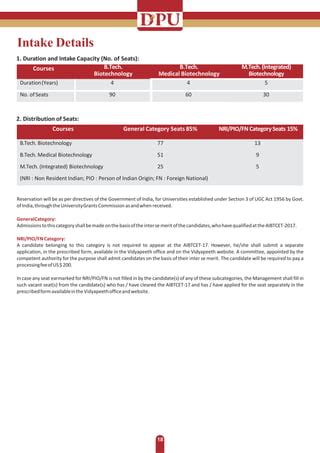 Biotechnology Admissions Open For Pdf