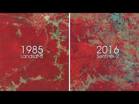 Esa Shows Years Of Deforestation In Amazon Rainforest Amazon